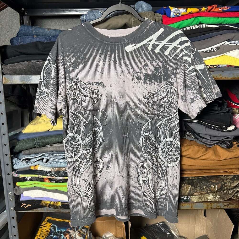 Affliction Cathedral Series Live Fast Cross Graphic T-Shirt